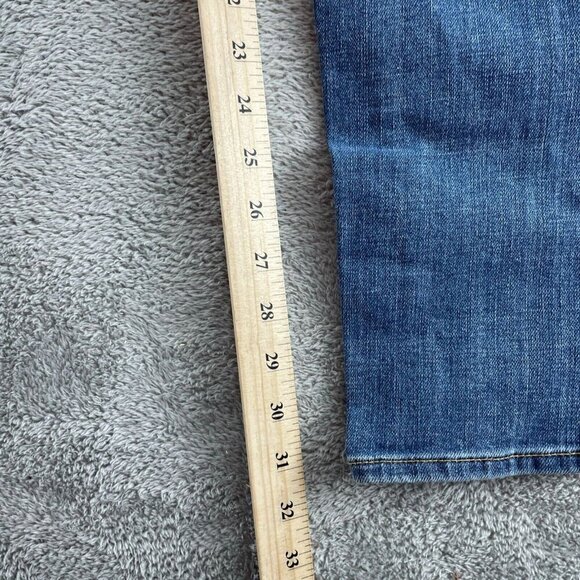 Levis Womens Slight Curve Classic Straight Leg Jeans 14/32 Blue Denim 3527 - Picture 7 of 10